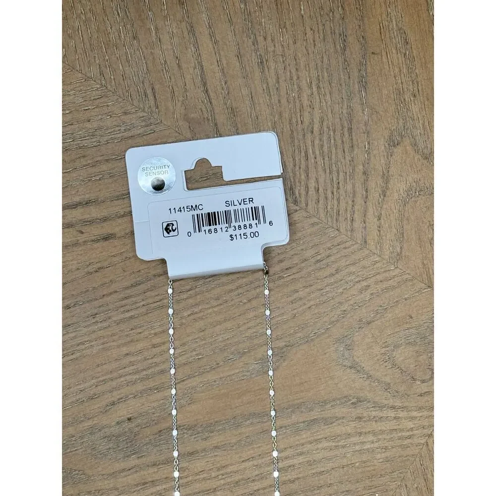 Giani Bernini Sterling Silver Beaded Chain Necklace 20”